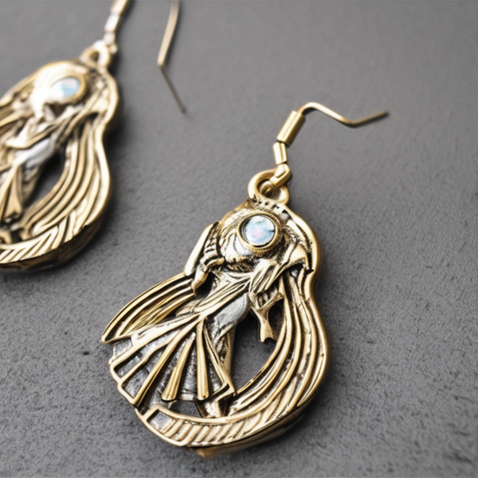 The Divine Essence of Style: Exploring the Symbolism Behind Guardian Angel Earrings