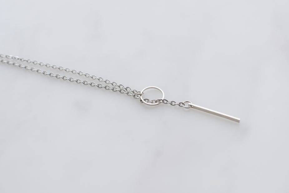 Silver Threader Necklace